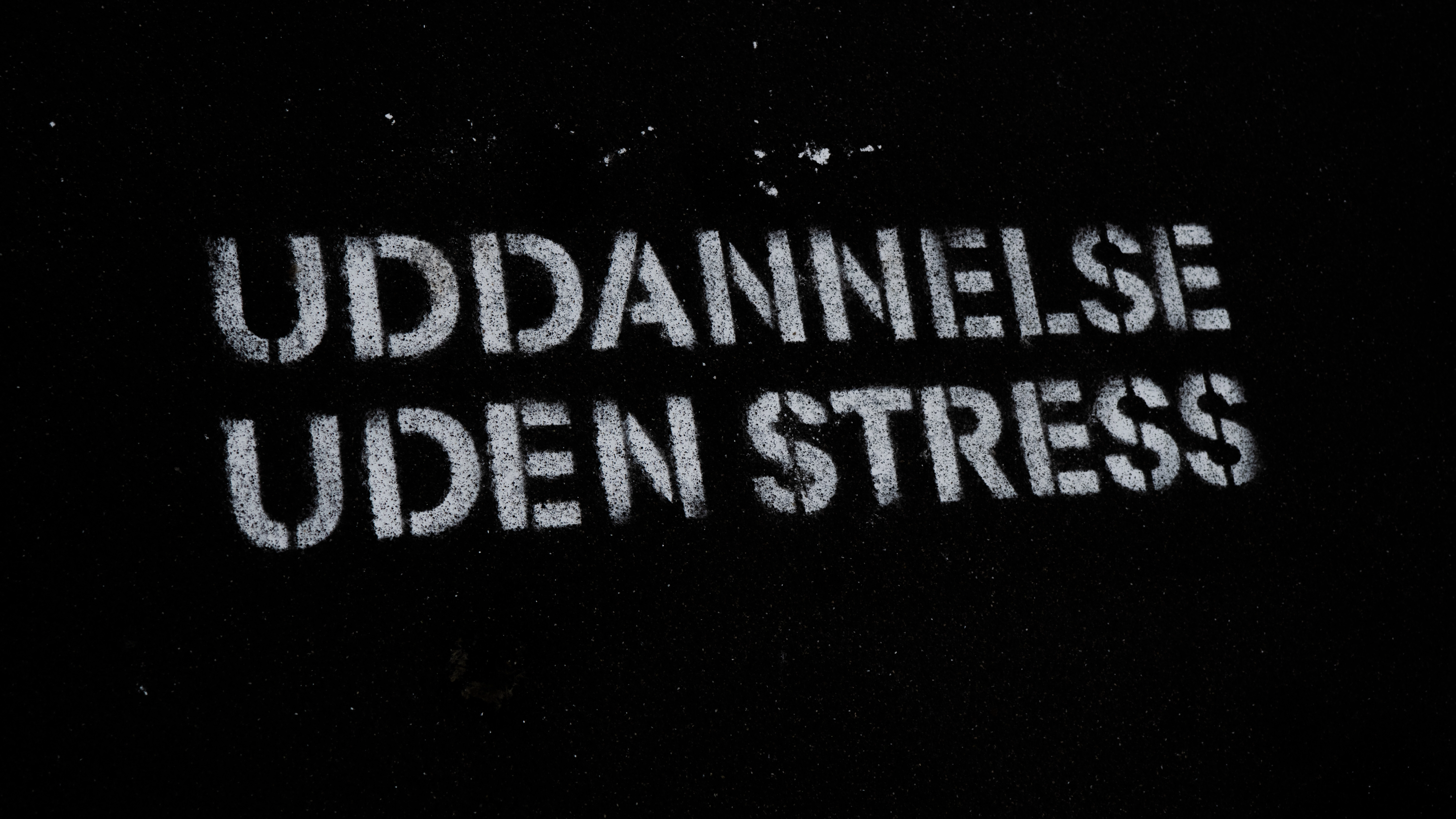 uddannelse uden stress skilt